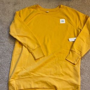 NWT Tunic Length 3/4 sleeve sweatshirt